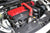 HPS Wrinkle Red 2.5 inch Upper Intercooler Pipe UICP, 08-15 Mitsubishi Lancer EVO X Turbo Installed
