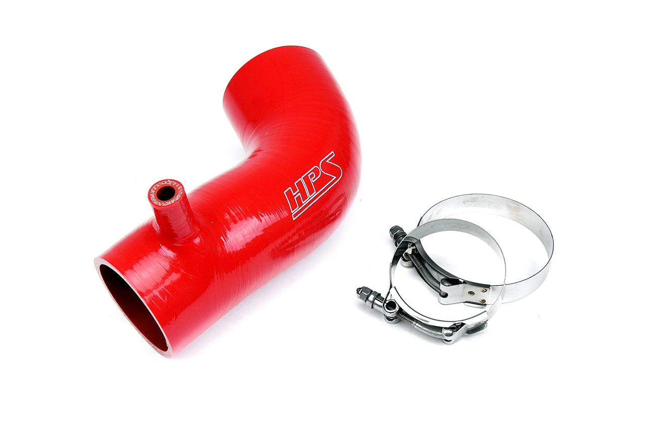 HPS Red Reinforced Silicone Post MAF Air Intake Hose Kit Honda 12-15 Civic Si 17838-RED