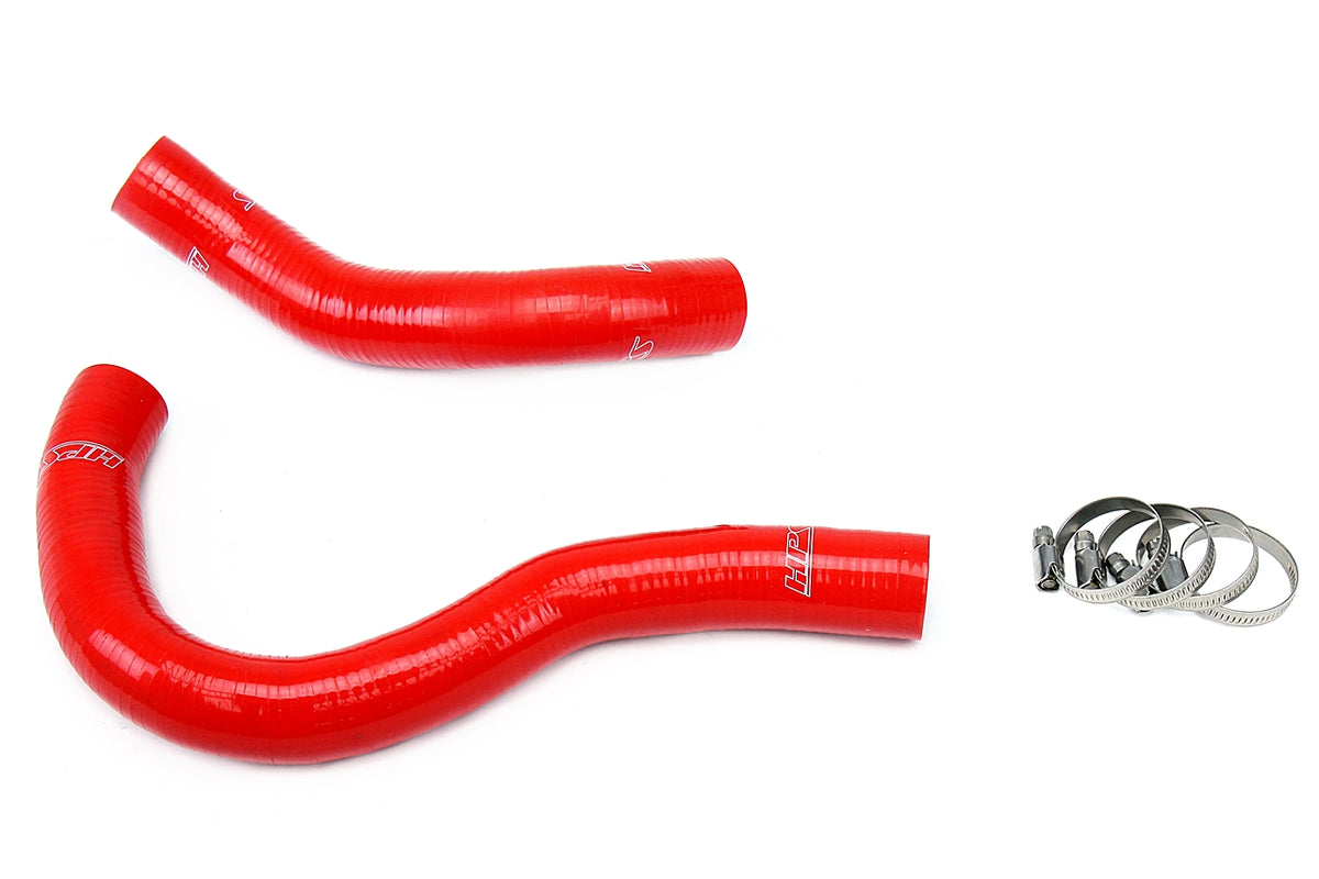 HPS Red Reinforced Silicone Radiator Hose Kit Coolant Acura 02-06 RSX 57-1001-RED