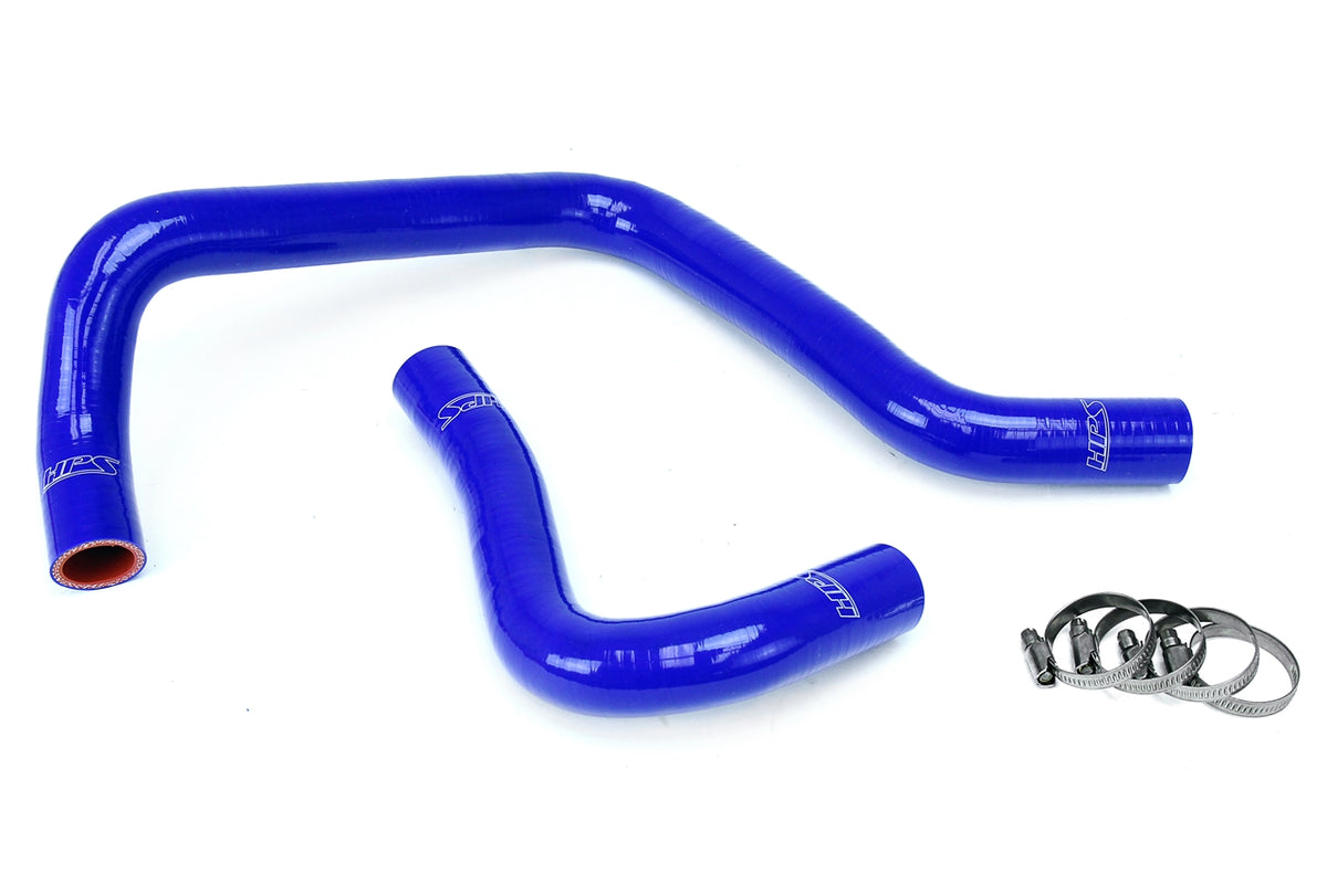 HPS Blue Reinforced Silicone Radiator Hose Kit Coolant Acura 94-01 Integra B20 57-1003-BLUE