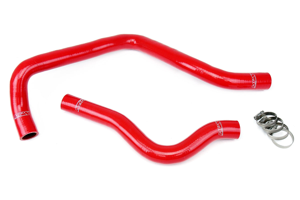 HPS Red Reinforced Silicone Radiator Hose Kit Coolant Acura 97-01 Integra Type-R 57-1207-RED