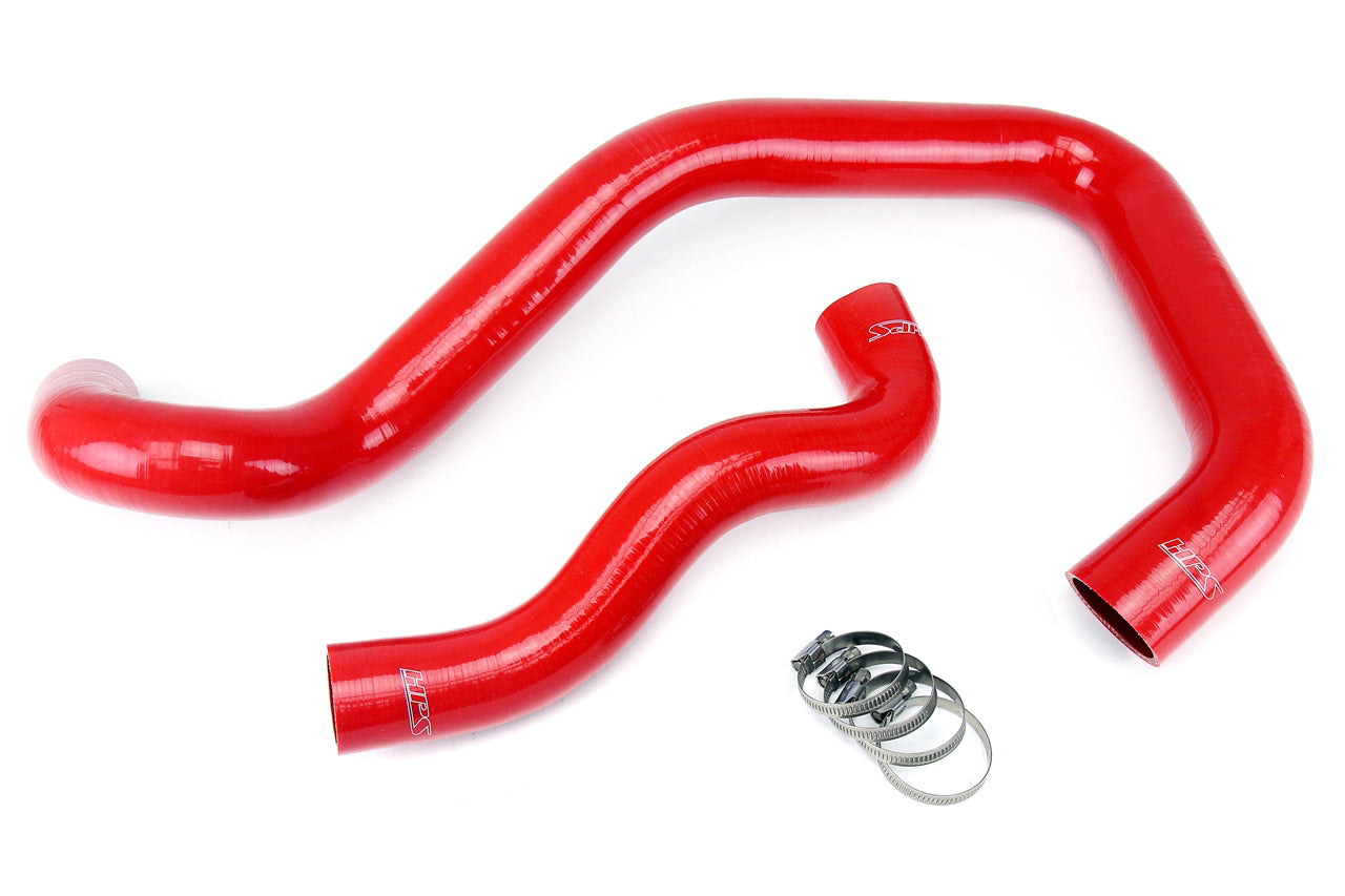 HPS Red Silicone Radiator Coolant Hose Kit 2003-2007 Ford F350 Superduty 6.0L Diesel Turbo Mono Beam Suspension 57-1214-RED