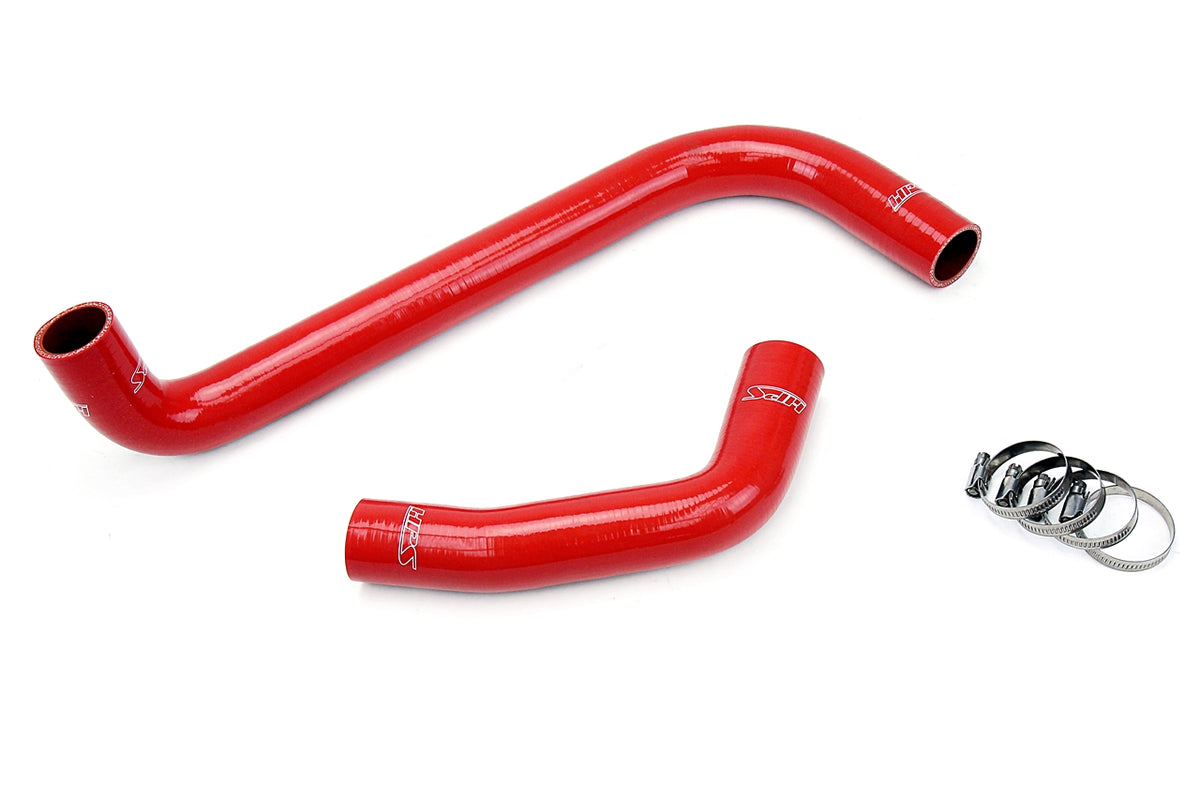 HPS Red Reinforced Silicone Radiator Hose Kit Coolant Toyota 04-06 Sequoia V8 4.7L 57-1224-RED