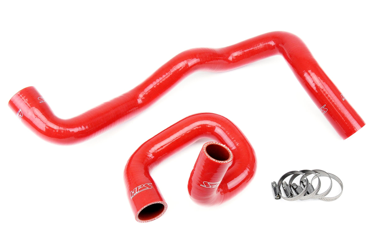 HPS Red Reinforced Silicone Radiator Hose Kit Coolant Ford 13-17 Focus ST Turbo 2.0L 57-1287-RED