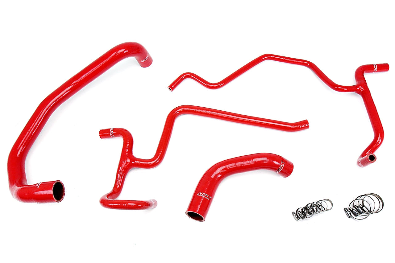 HPS Red Silicone Radiator and Heater Hoses Dodge 2009-2010 Challenger R/T 5.7L V8 without heavy duty cooling 57-1326-RED