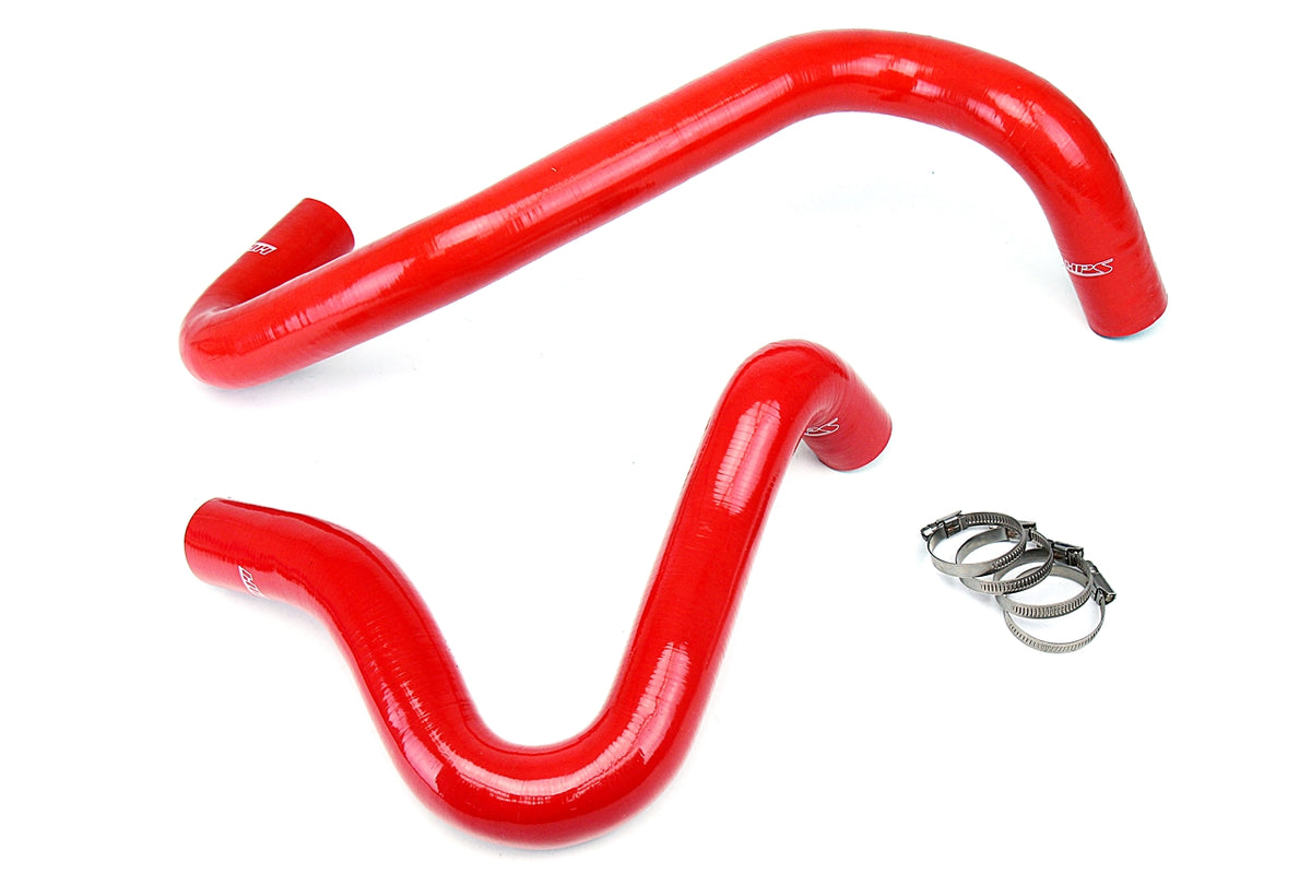 HPS Red Reinforced Silicone Radiator Hose Kit Coolant Ford 01-03 F350 Superduty 7.3L Diesel Single or Dual Alternator 57-1329-RED