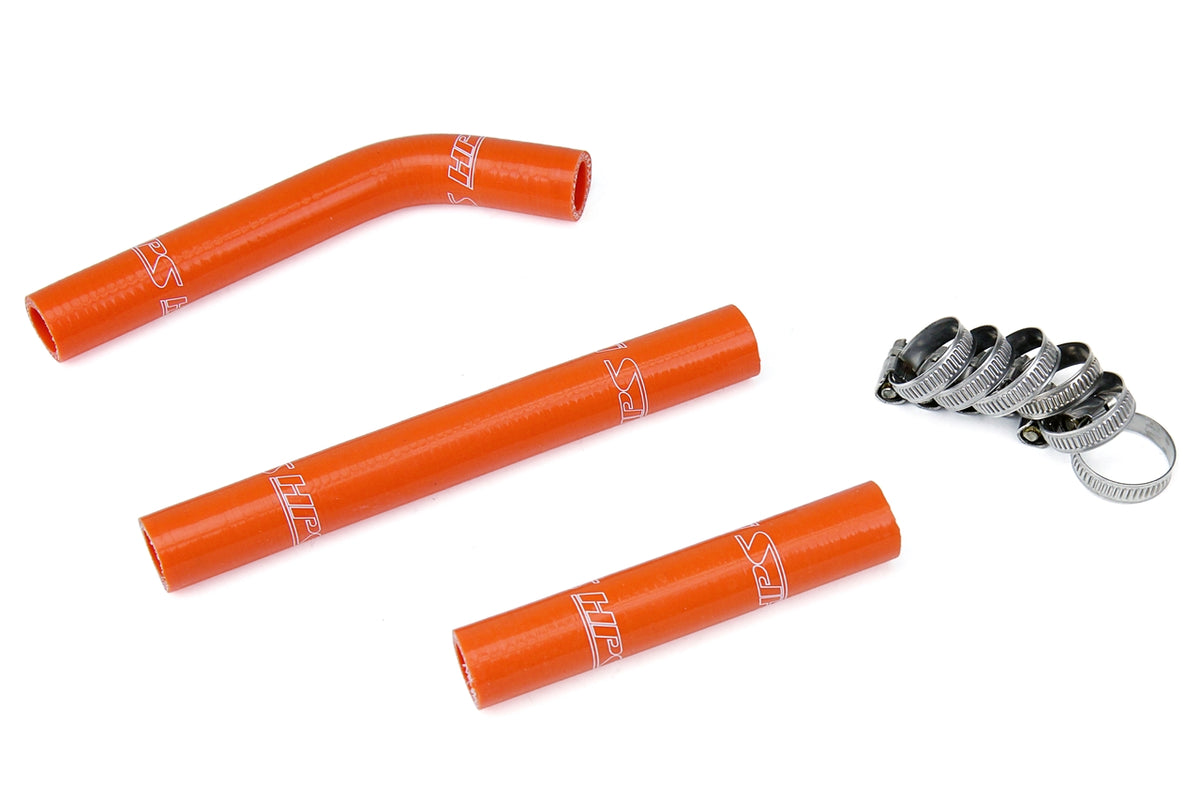 HPS Orange Reinforced Silicone Radiator Hose Kit KTM 07-10 125SX 144SX 150SX 57-1355-ORG