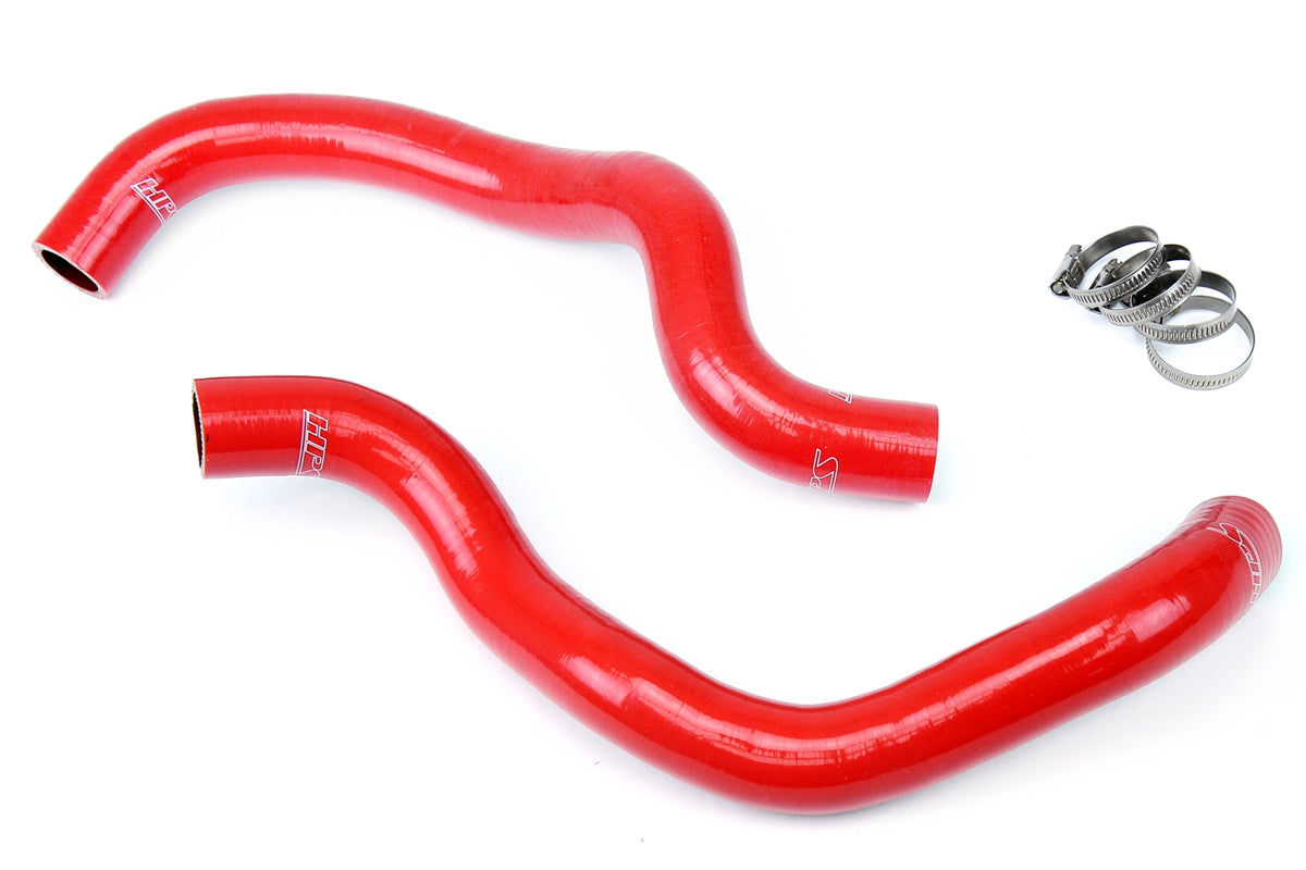 HPS Red Reinforced Silicone Radiator Hose Kit Coolant Acura 04-08 TSX 2.4L 57-1384-RED