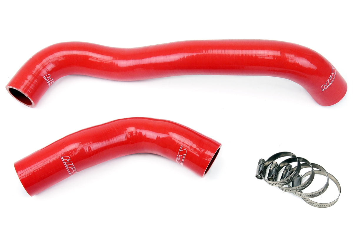 HPS Reinforced Red Silicone Radiator Hose Kit Coolant Mazda 89-92 RX7 FC3S 1.3L NA Turbo 57-1395-RED