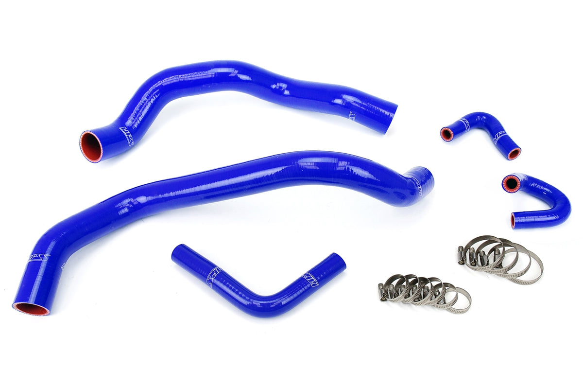 HPS Blue Reinforced Silicone Radiator and Heater Hose Kit Coolant Ford 01-04 Mustang 3.8L 3.9L V6 57-1401-BLUE