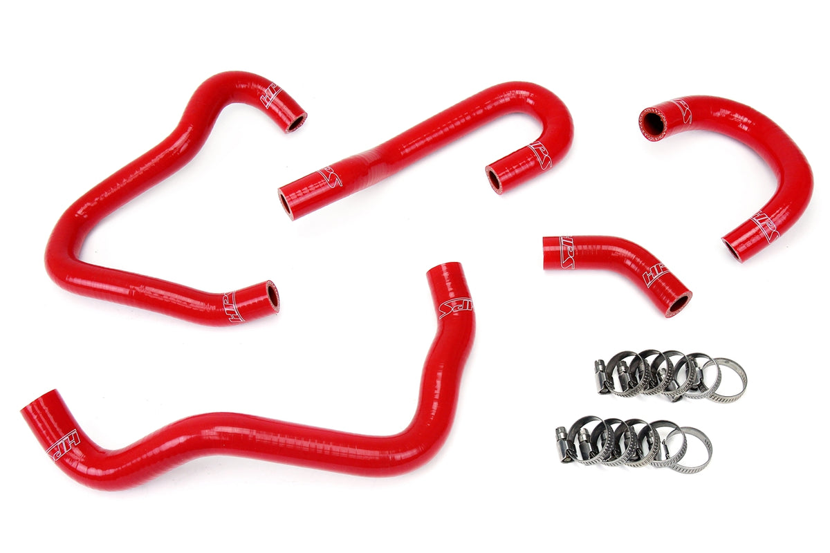 HPS Red Reinforced Silicone Heater Hose Kit Honda 00-05 S2000 57-1414-RED