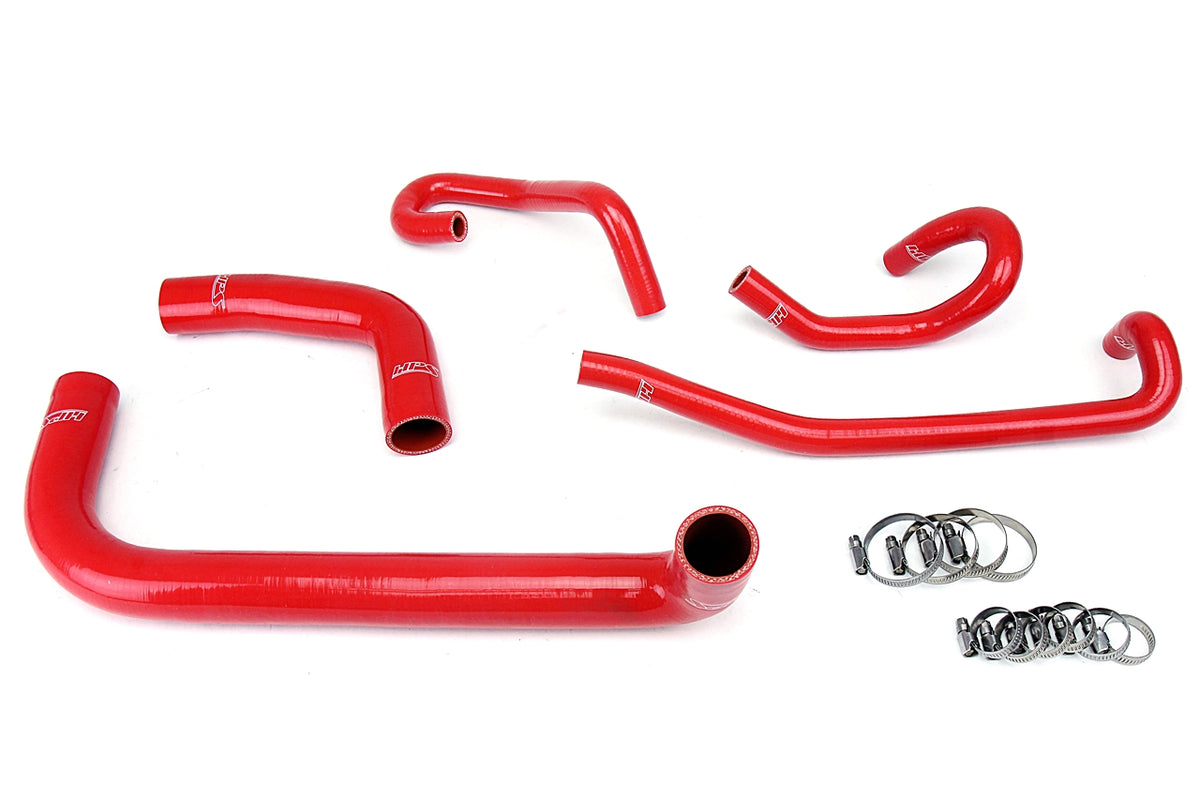 HPS Red Reinforced Silicone Radiator + Heater Hose Kit Toyota 01-03 Sequoia 4.7L V8 57-1424-RED