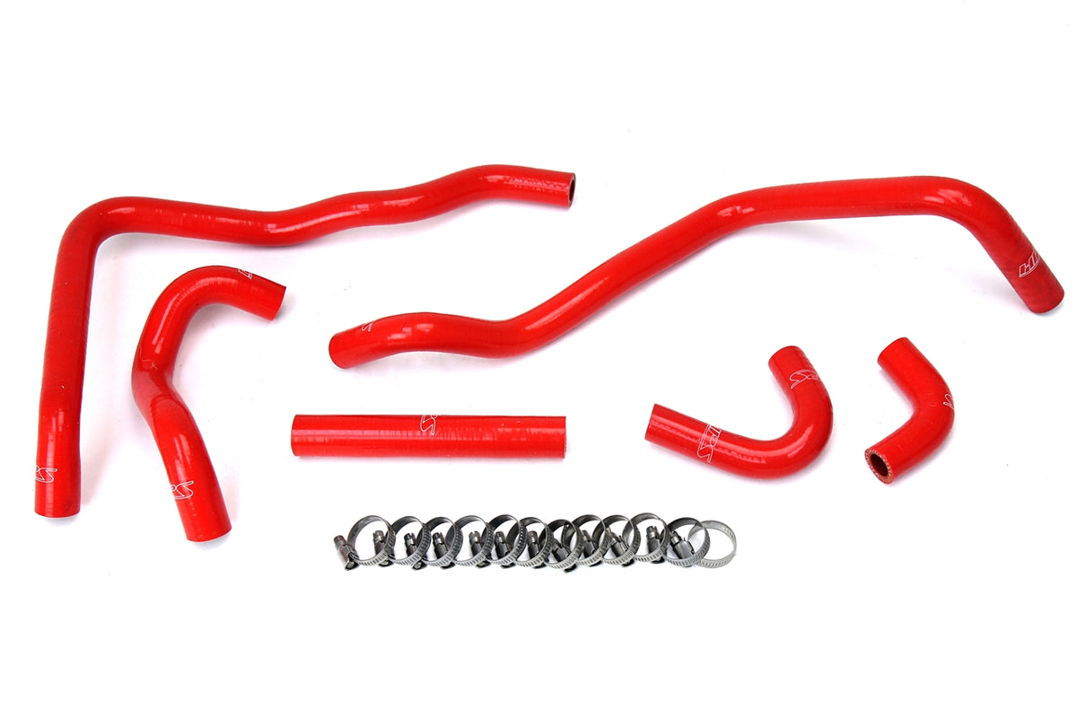 HPS Reinforced Red Silicone Heater Hose Kit Coolant Toyota 00-05 MR2 Spyder 57-1433-RED