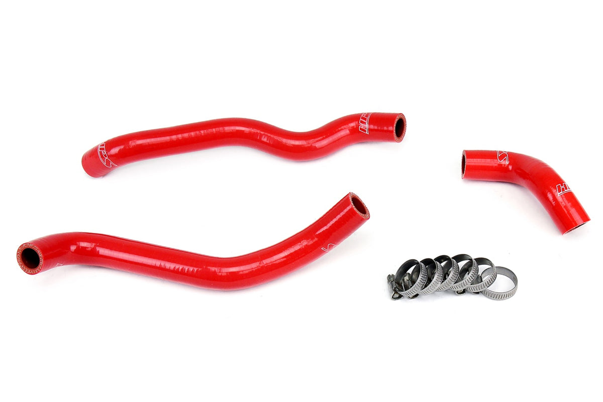 HPS Red Reinforced Silicone Heater Hose Kit Nissan 03-06 350Z LHD 57-1435-RED