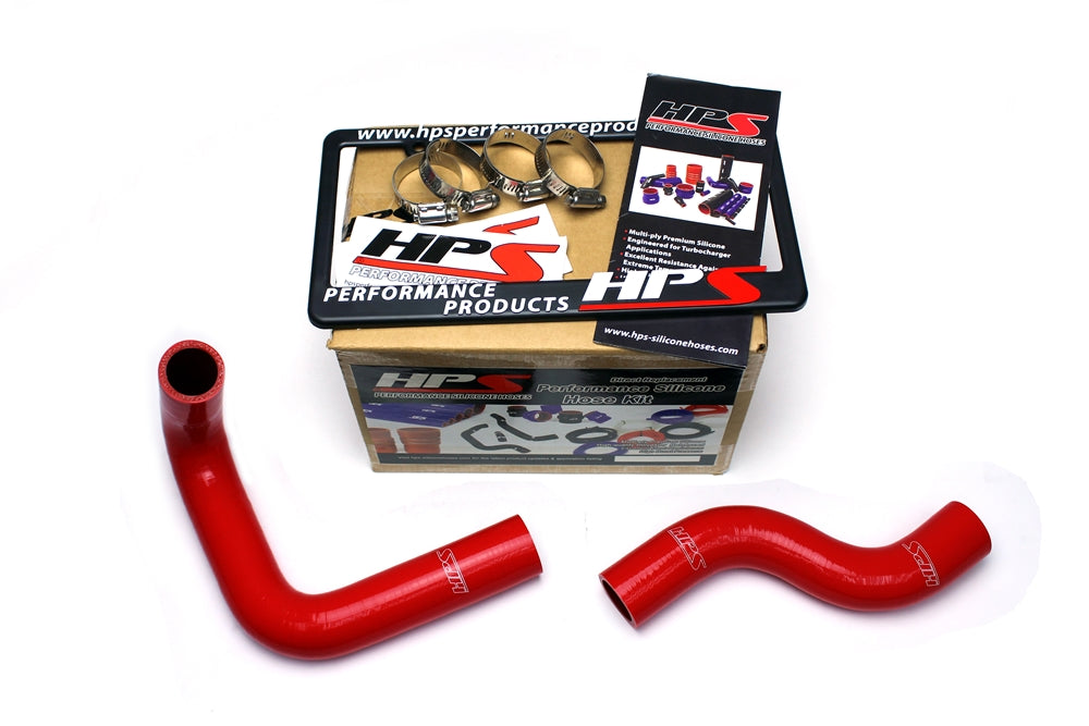 HPS Reinforced Red Silicone Radiator Hose Kit Coolant Datsun 70-73 240Z 57-1450-RED