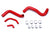 HPS Red Reinforced Silicone Radiator Hose Kit Coolant Lexus 03-09 GX470 4.7L V8 57-1467R-RED