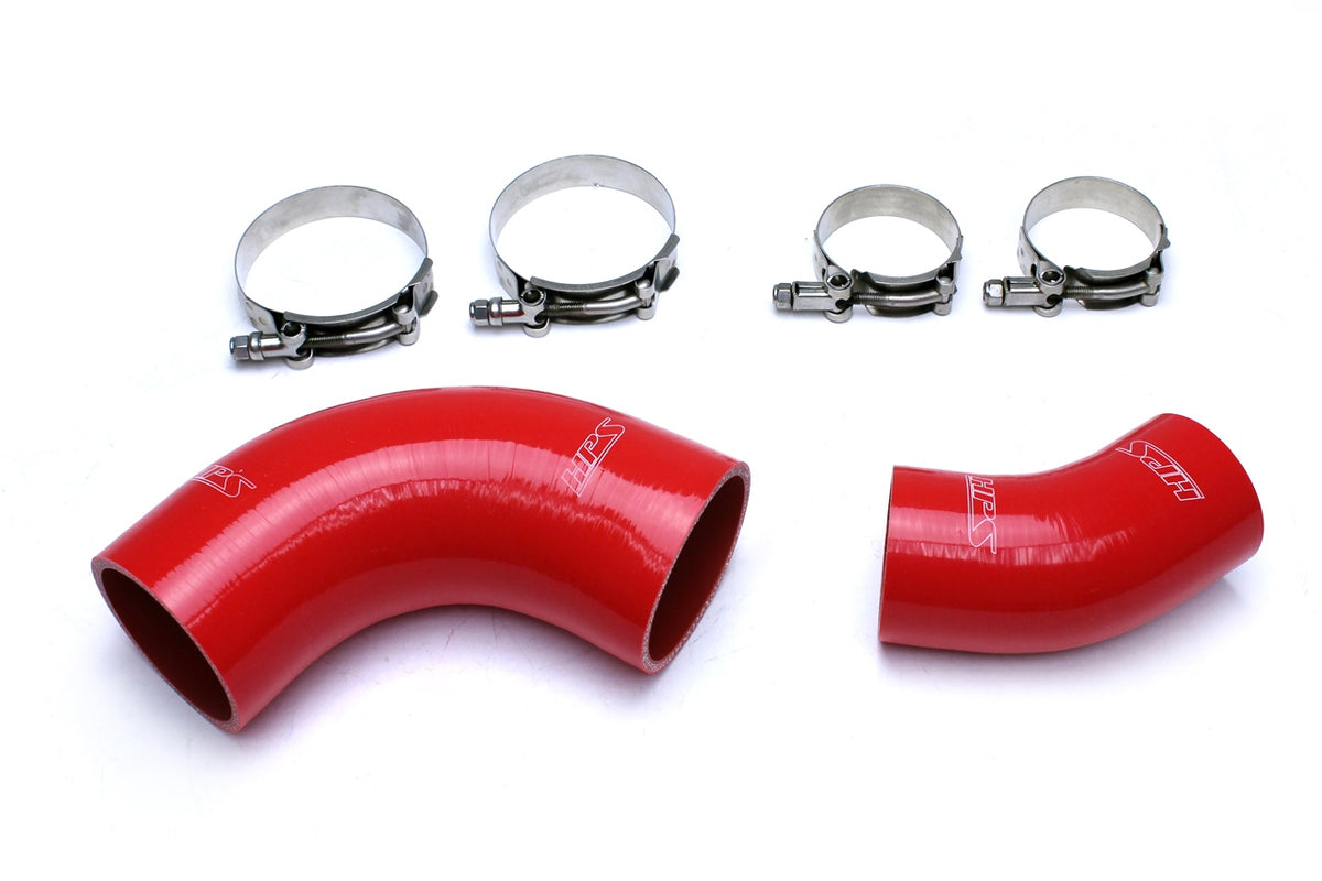HPS Red Reinforced Silicone Intercooler Hose Kit Mazda 07-10 CX7 2.3L Turbo 57-1486-RED