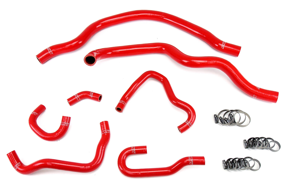 HPS Red Reinforced Silicone Radiator and Heater Hose Kit Coolant Honda 00-05 S2000 57-1489-RED