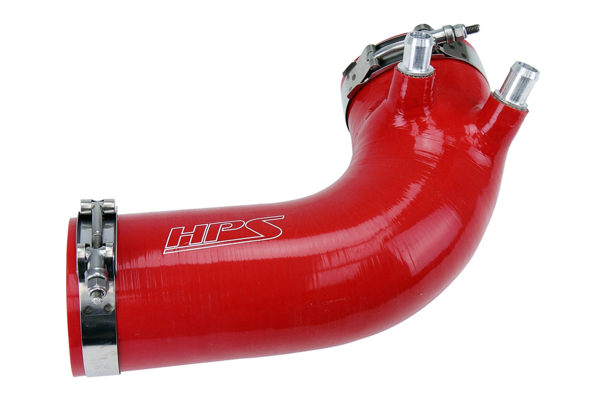 HPS Red Reinforced Silicone Post MAF Air Intake Hose Kit Lexus 15 16 RCF RC F V8 5.0L 57-1499-RED