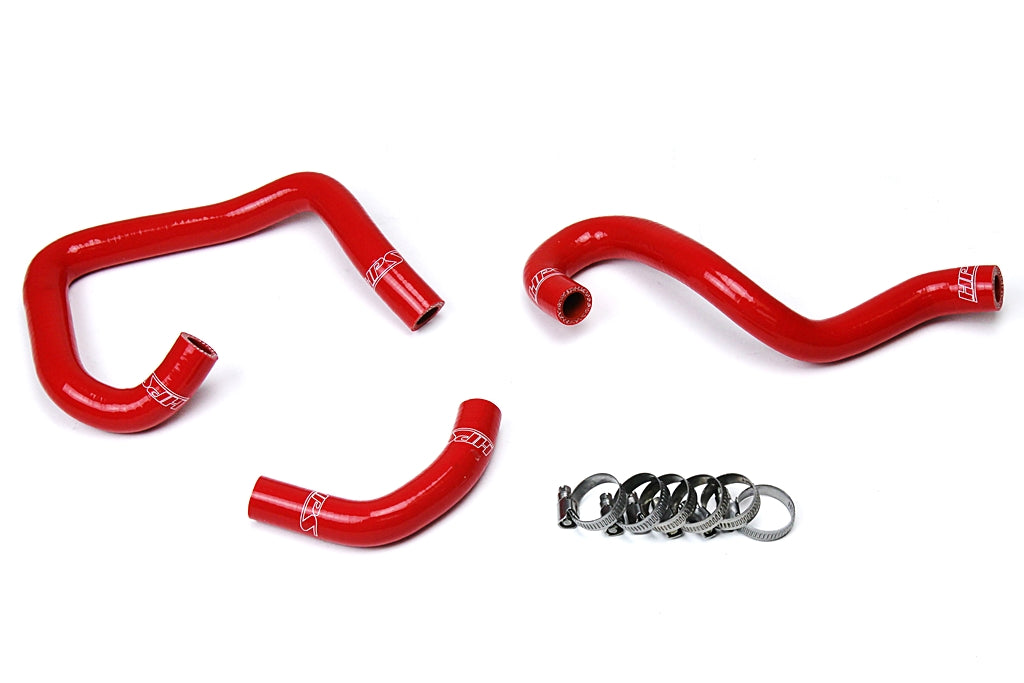 HPS Red Reinforced Silicone Heater Hose Kit Coolant Toyota 93-98 Supra MK4 2JZ Turbo 57-1521-RED