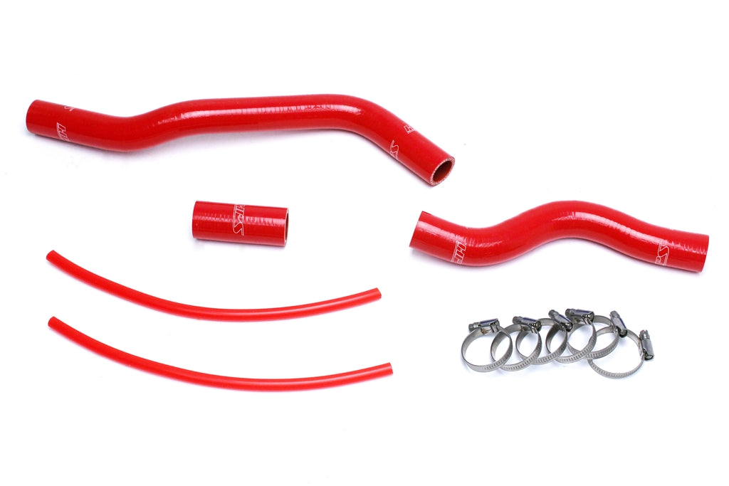 HPS Red Reinforced Silicone Radiator Hose Kit Coolant Honda 01-05 Civic 1.7L Manual Trans. 57-1525-RED