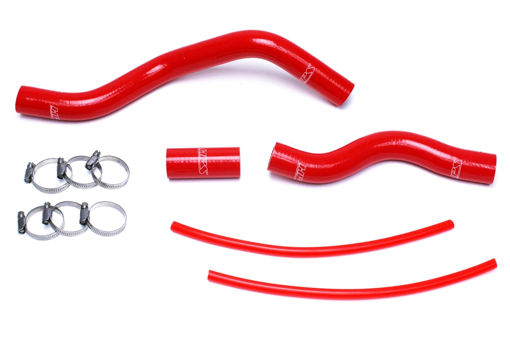 HPS Red Reinforced Silicone Radiator Hose Kit Coolant Honda 01-05 Civic 1.7L Automatic Trans. 57-1526-RED