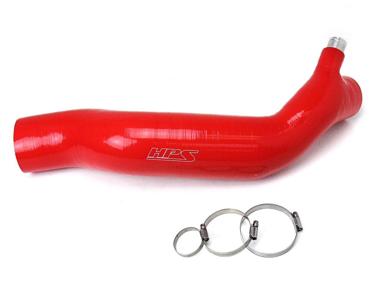HPS Red Reinforced Silicone Post MAF Air Intake Hose Kit Lexus 16-17 RC200t 2.0L Turbo 57-1585-RED