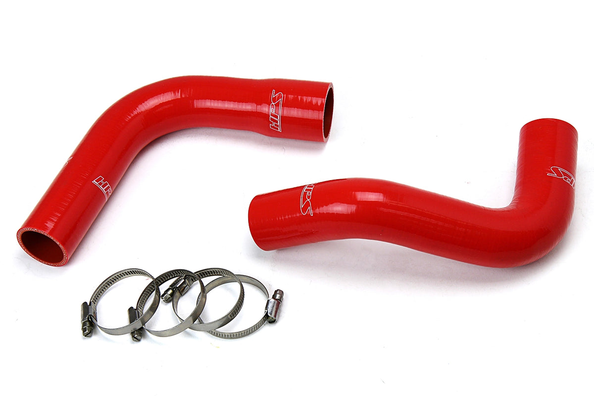 HPS Red Reinforced Silicone Radiator Hose Kit Coolant Jeep 76-86 CJ7 4.2L 57-1588-RED