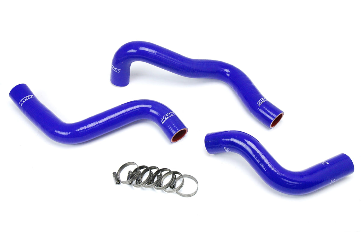 HPS Blue Reinforced Silicone Radiator Hose Kit (3pcs Set) Coolant Mazda 04-11 RX8 57-1634-BLUE
