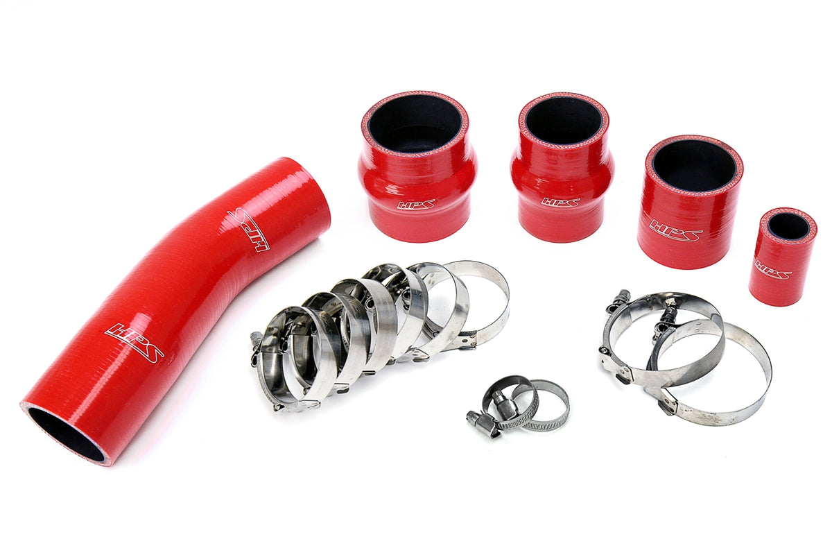 HPS Red High Temp Reinforced Silicone Intercooler Hose Boots Kit Toyota 1991-1995 MR2 2.0L Turbo 57-1711-RED