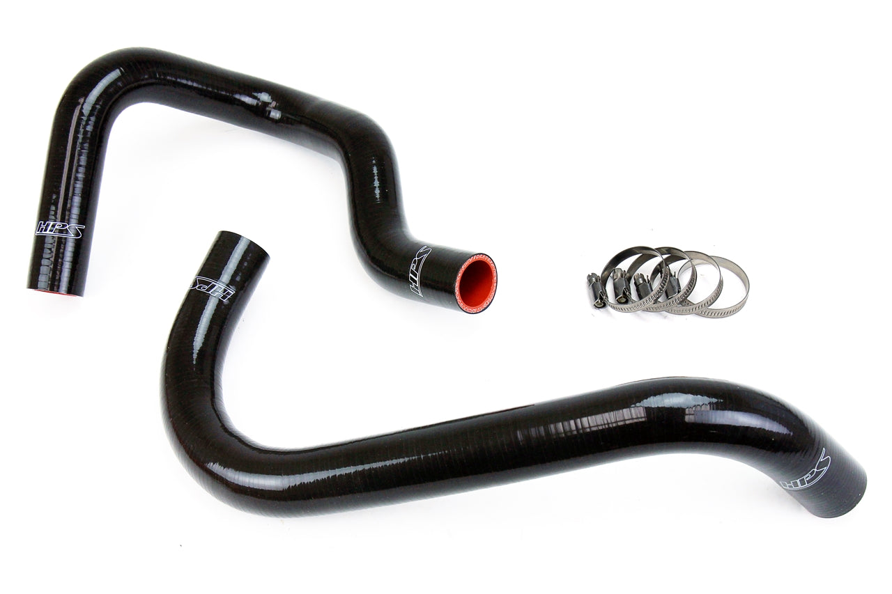 HPS Reinforced Black Silicone Lower and Upper Radiator Hose Kit Toyota 95-04 Tacoma 2.4L, 57-1746R-BLK