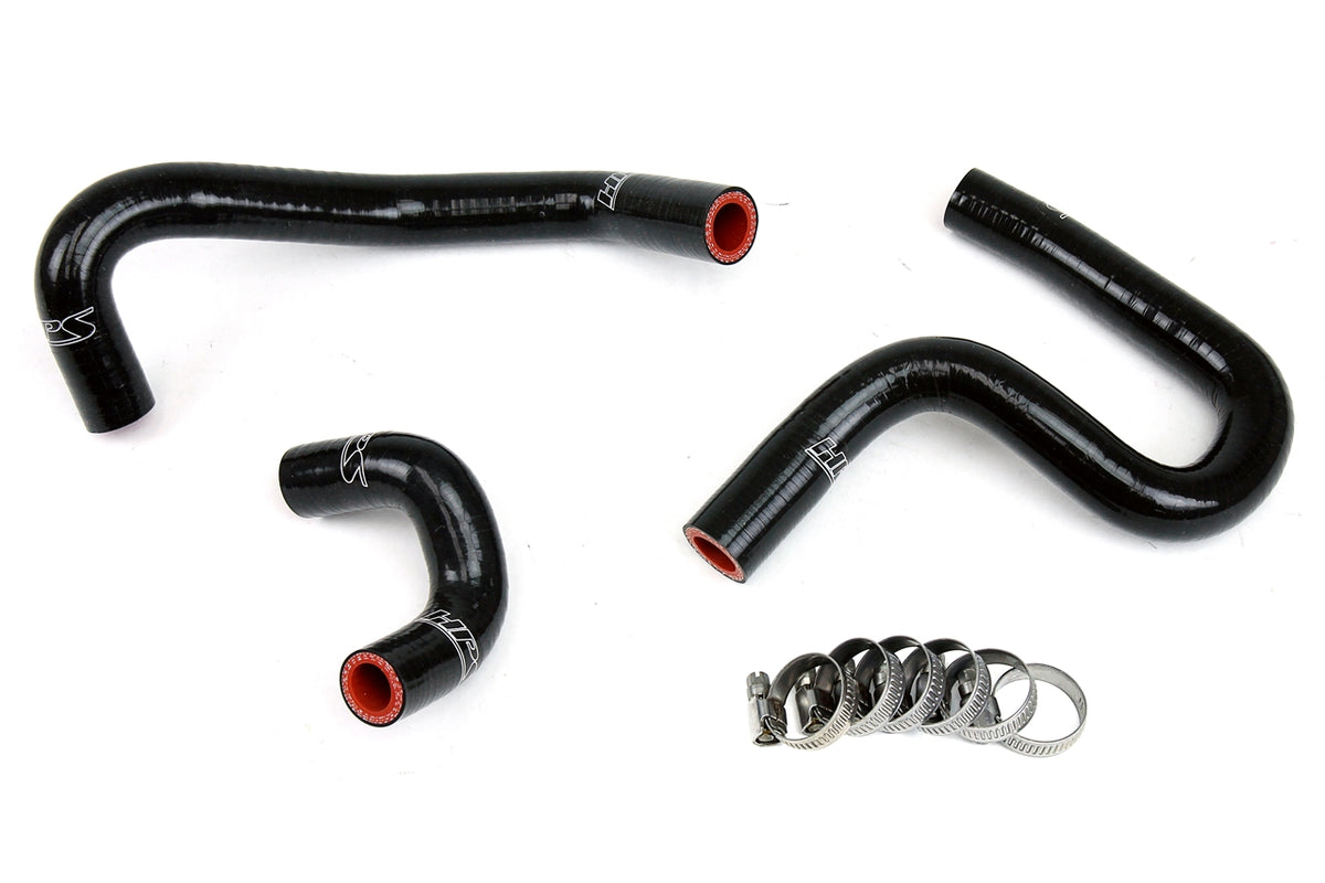 HPS Reinforced Black Silicone Heater Hose Kit Coolant Toyota 96-02 4Runner 3.4L V6 without rear heater 57-1797-BLK