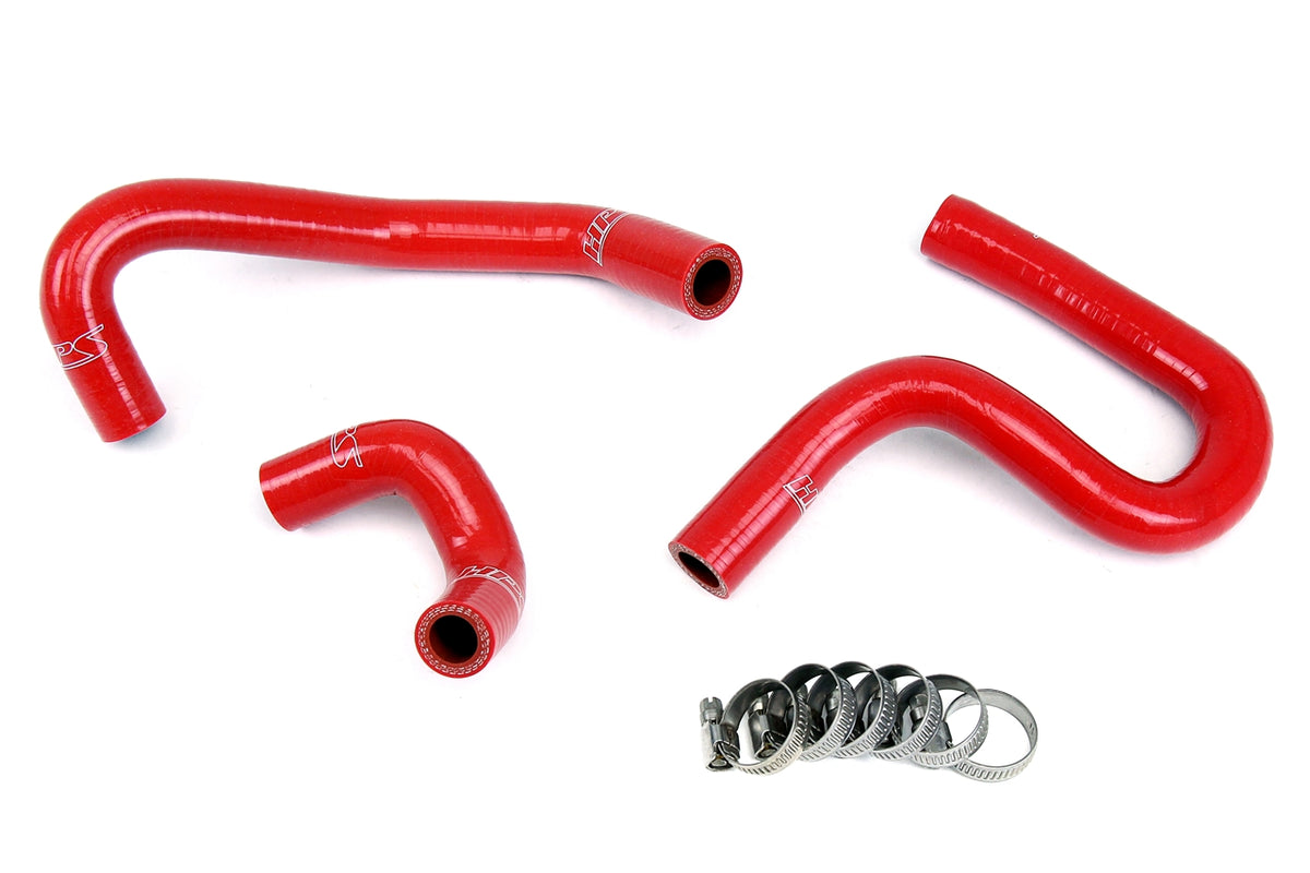 HPS Reinforced Red Silicone Heater Hose Kit Coolant Toyota 96-02 4Runner 3.4L V6 without rear heater 57-1797-RED