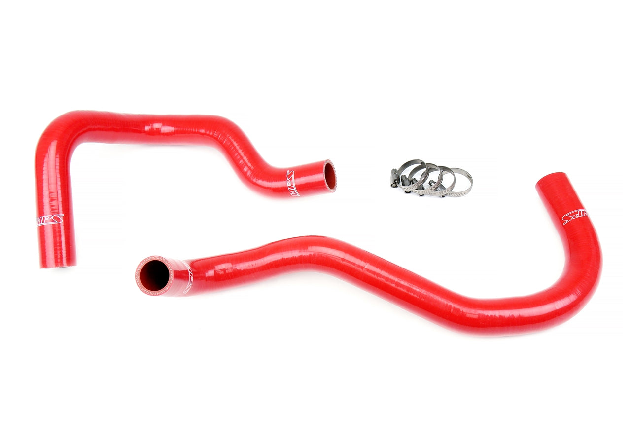 HPS Red Silicone Lower Upper Radiator Coolant Hose Kit Toyota 95-04 Tacoma 2.7L, 57-1921R-RED