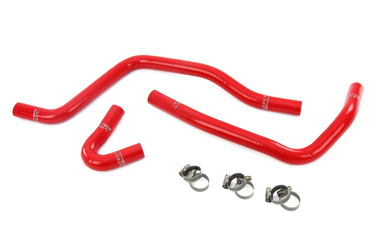 HPS Red Silicone Heater Coolant Hose Kit 2003-2007 Ford F250 Superduty 6.0L V8 Diesel Turbo 57-2120-RED compatible 3C3Z-18472-BB 3C3Z-18472-AA