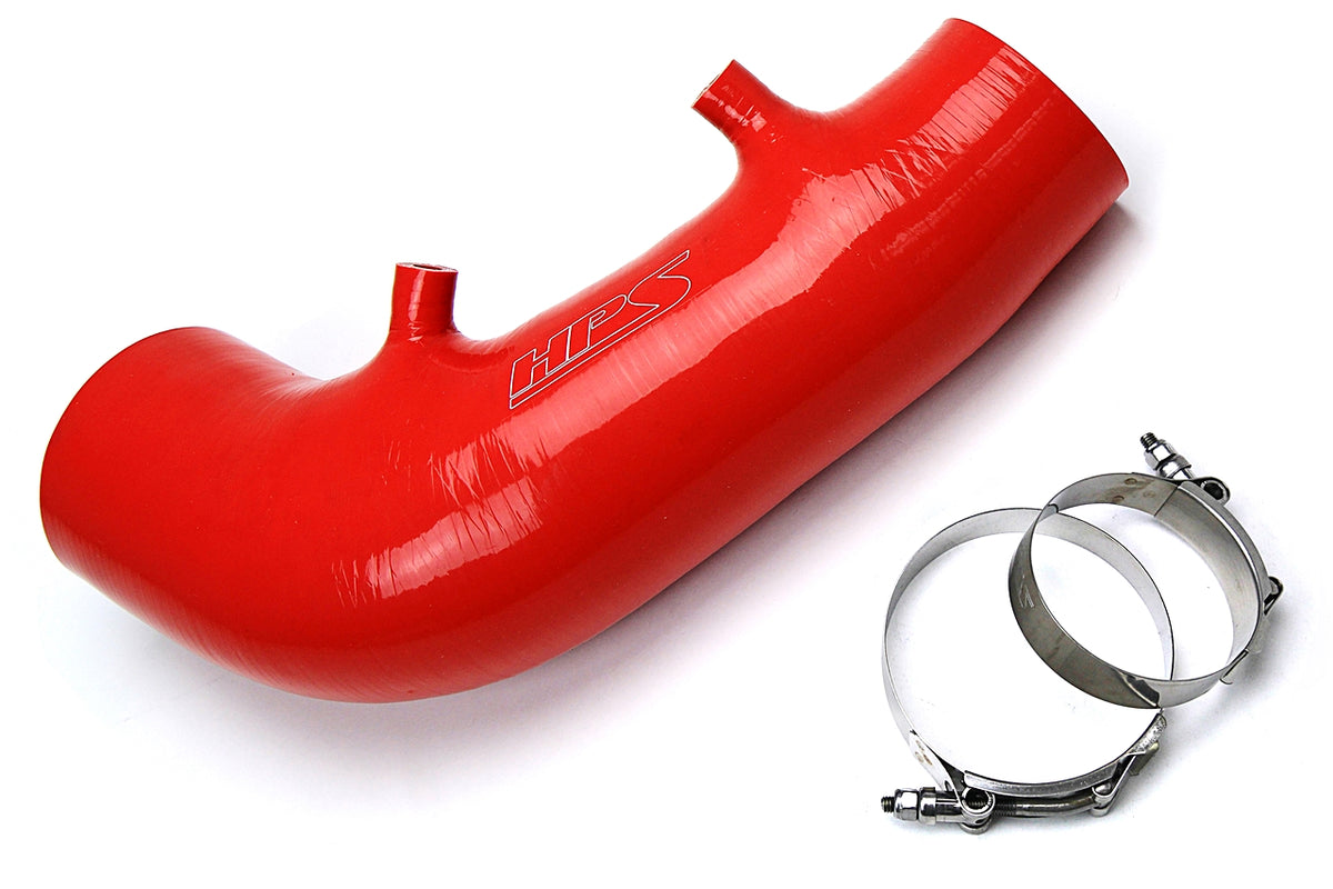 HPS Red Reinforced Silicone Post MAF Air Intake Hose Kit Honda 06-09 S2000 AP2 2.2L F22 57-3004-RED