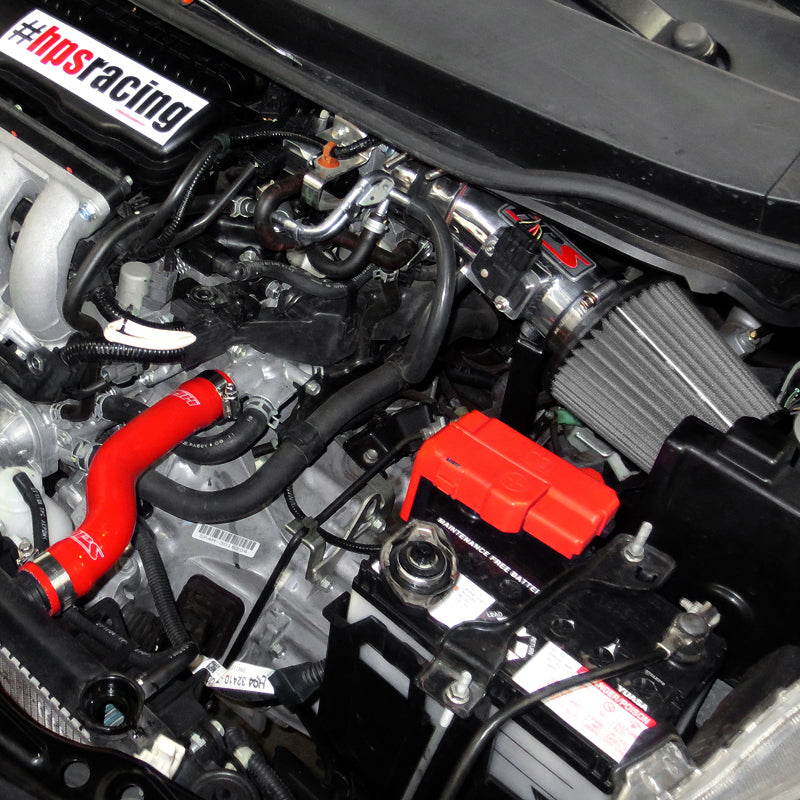 HPS Performance Shortram Cold Air Intake Kit Installed 2009-2013 Honda Fit 1.5L 827-102