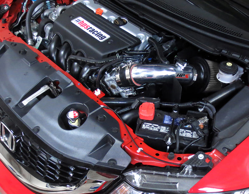 HPS Performance Shortram Air Intake Kit Installed 2012-2015 Honda Civic Si 2.4L 827-111BL