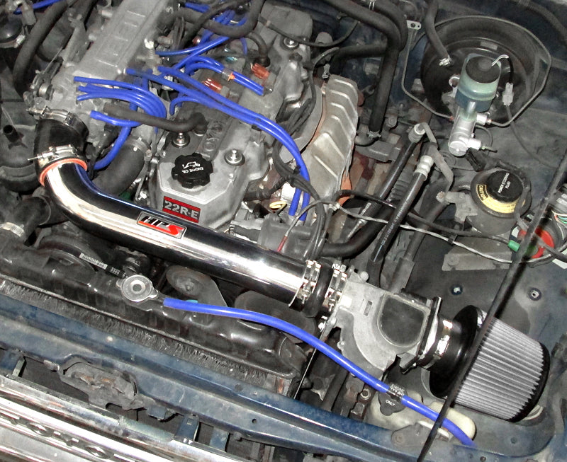 HPS Performance Shortram Cold Air Intake Kit Installed 1989-1995 Toyota Pickup 22RE 2.4L 827-514