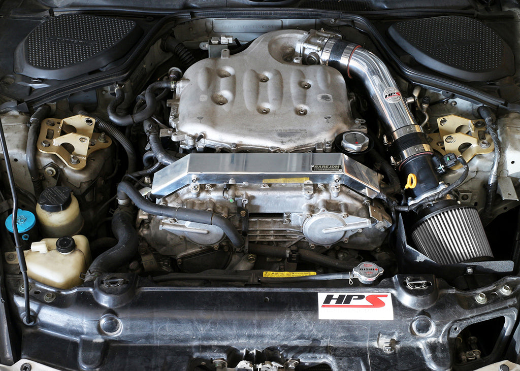 HPS Performance Shortram Cold Air Intake Kit Installed 2003-2006 Nissan 350Z 3.5L V6 827-520