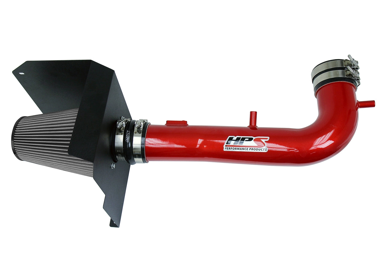 HPS Red Shortram Cold Air Intake Kit 2014-2018 GMC Sierra 1500 5.3L V8 827-603R