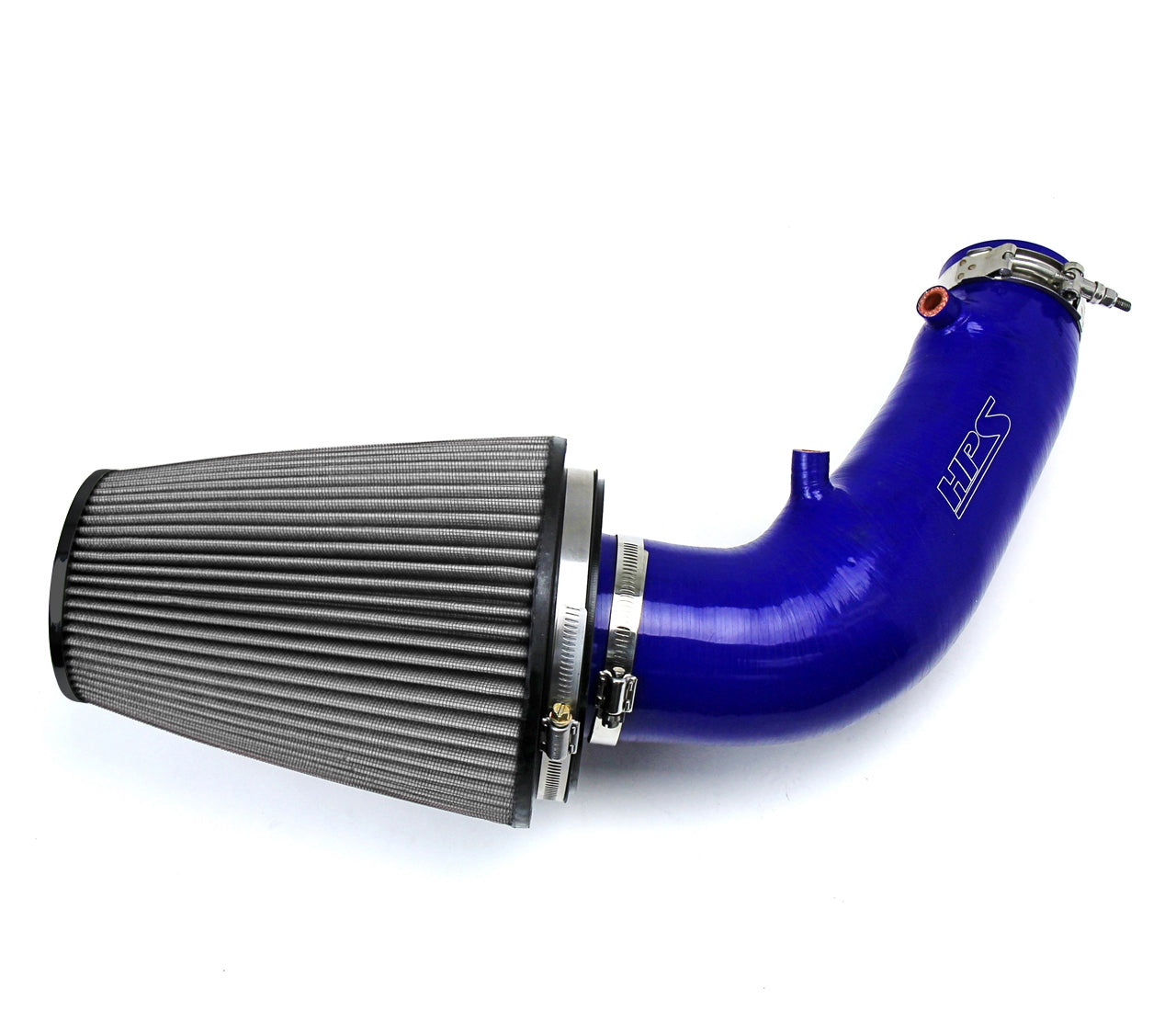 2.5 COLD/SHORT RAM BLUE AIR INTAKE DRY CONE COTTON GAUZE RUBBER FILTER+CLAMP 2.5 COLD/SHORT RAM BLUE AIR INTAKE DRY CONE COTTON GAUZE RUBBER FILTER+CLAMP
