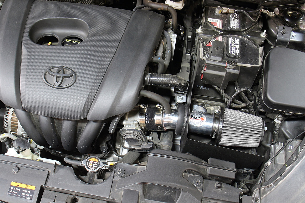 HPS Performance Shortram Cold Air Intake Kit Installed 2017-2018 Toyota Yaris iA 1.5L 827-613