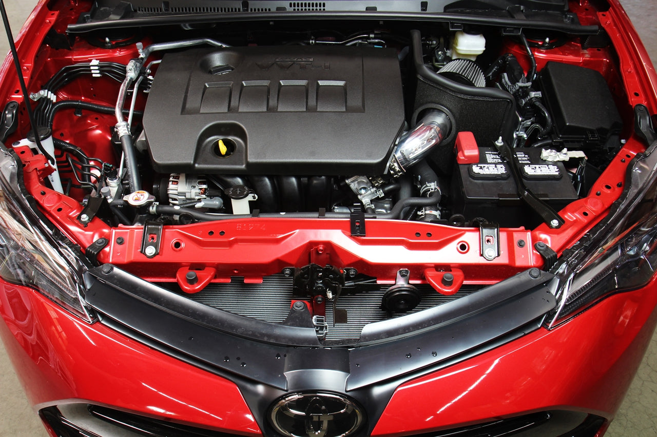 HPS Performance Shortram Air Intake Kit Installed 2009-2019 Toyota Corolla 1.8L 827-619BL