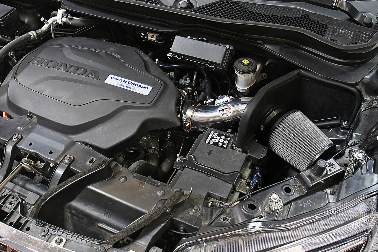 HPS Performance Shortram Cold Air Intake Kit Installed 2017-2022  Honda Ridgeline 3.5L V6 827-621