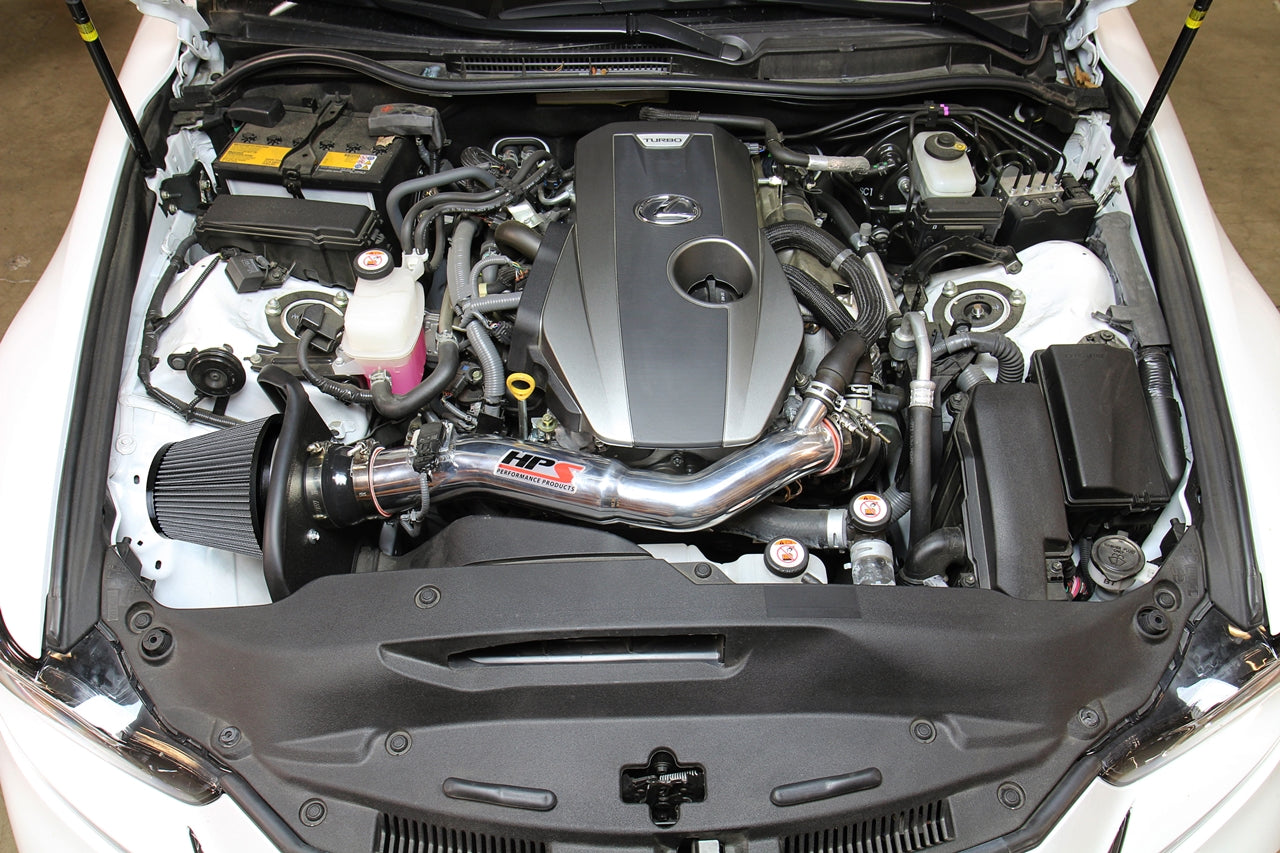 HPS Performance Shortram Cold Air Intake Kit Installed 2016-2017 Lexus IS200t 2.0L Turbo 827-633