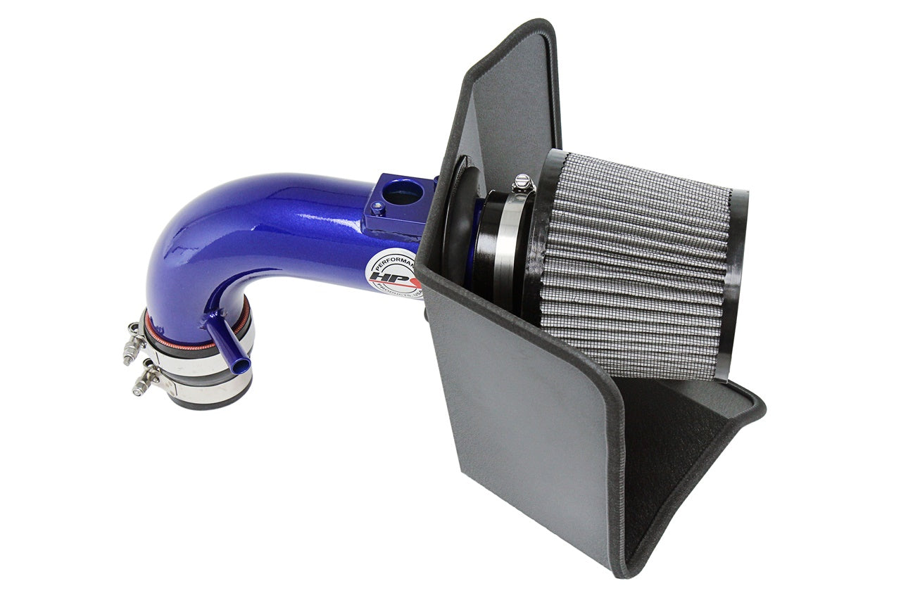 HPS All-New Blue Cold Air Intake Kit with Heat Shield 2008-2015 Scion xB 2.4L 827-696BL