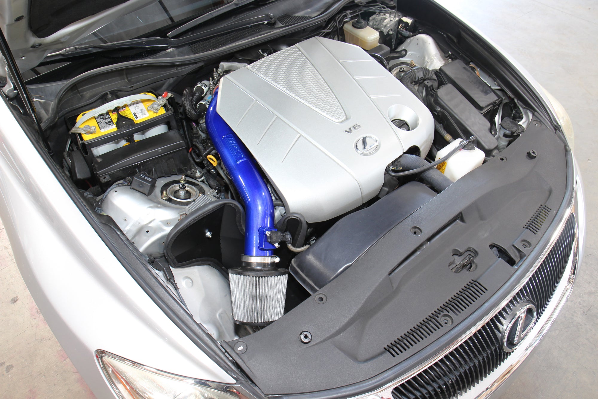 HPS Performance Cold Air Intake Kit Installed 2007-2011 Lexus GS350 3.5L V6 827-720