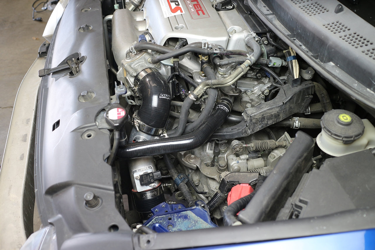 HPS Performance Cold Air Intake Kit Installed 2006-2011 Honda Civic Si 2.0L 837-598R