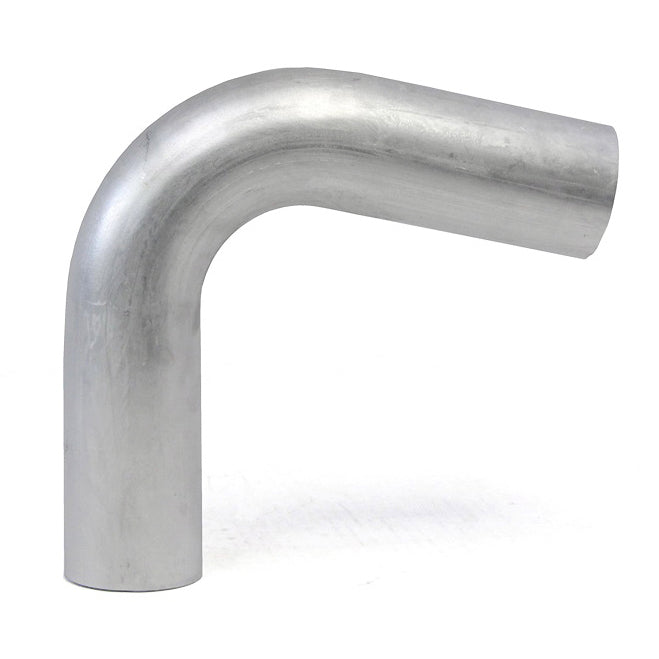 HPS 2.5 inch OD 100 Degree Bend 6061 Aluminum Elbow Pipe Tubing 16 Gauge 2 1/2 inch center line radius